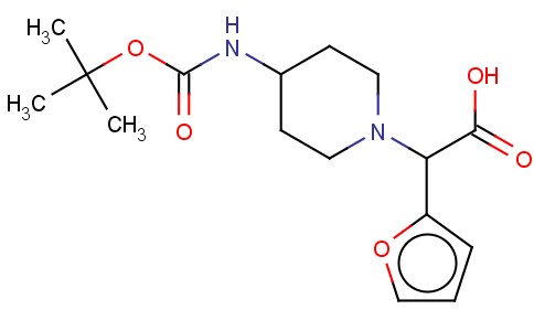 2-(4-BOC-AMINOPIPERIDIN-1-YL)-2-(FURAN-2-YL)ACETIC ACID
